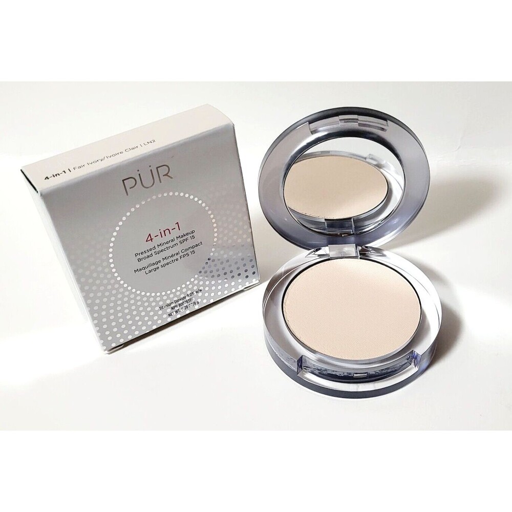 PUR 4 In 1 Pressed Mineral Makeup SPF 15 Powder Foundation ~ FAIR IVORY ~ NEW
